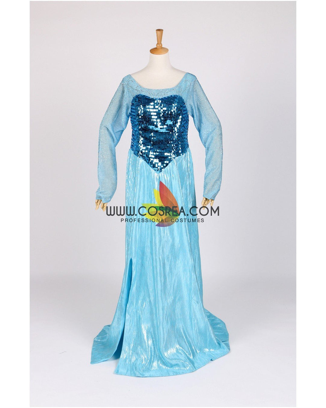 Cosplay Costume Elsa Dress With Long Cape Elsa Cape Cosplay Costume Cosplay Costume Elsa Dress With Long Cape Elsa Cape Cosplay Costume