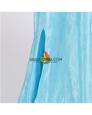 Frozen Elsa With Glittered Sleeves And Frostflake Cape Cosplay Costume