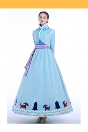 Cosrea Disney Frozen Olaf's Adventure Anna Winter Cosplay Costume