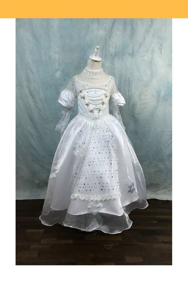 Cosrea Disney Girls Alice In The Wonderland White Queen Cosplay Costume