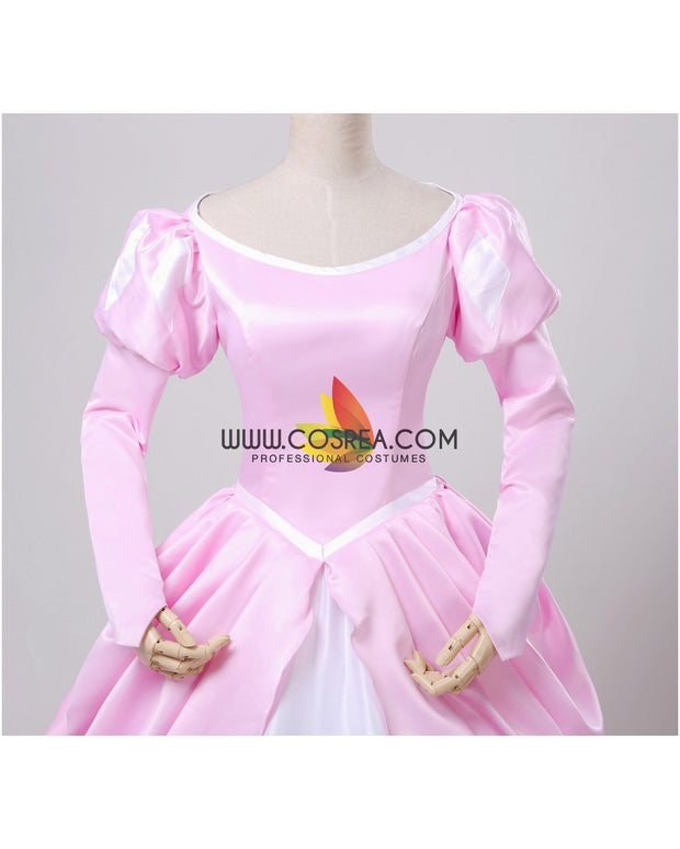 Princess Ariel Classic Pink Little Mermaid Cosplay Costume