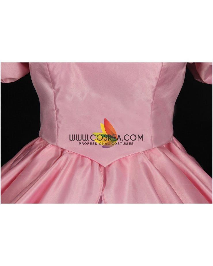 Princess Ariel Classic Pink Satin Little Mermaid Cosplay Costume