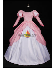 Princess Ariel Classic Pink Satin Little Mermaid Cosplay Costume