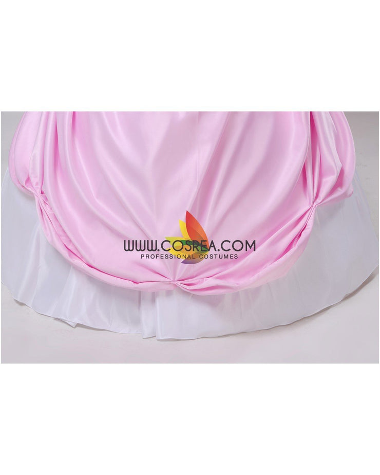 Princess Ariel Classic Pink With Chiffon Sleeves Little Mermaid Cosplay Costume