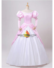Princess Ariel Classic Pink With Chiffon Sleeves Little Mermaid Cosplay Costume