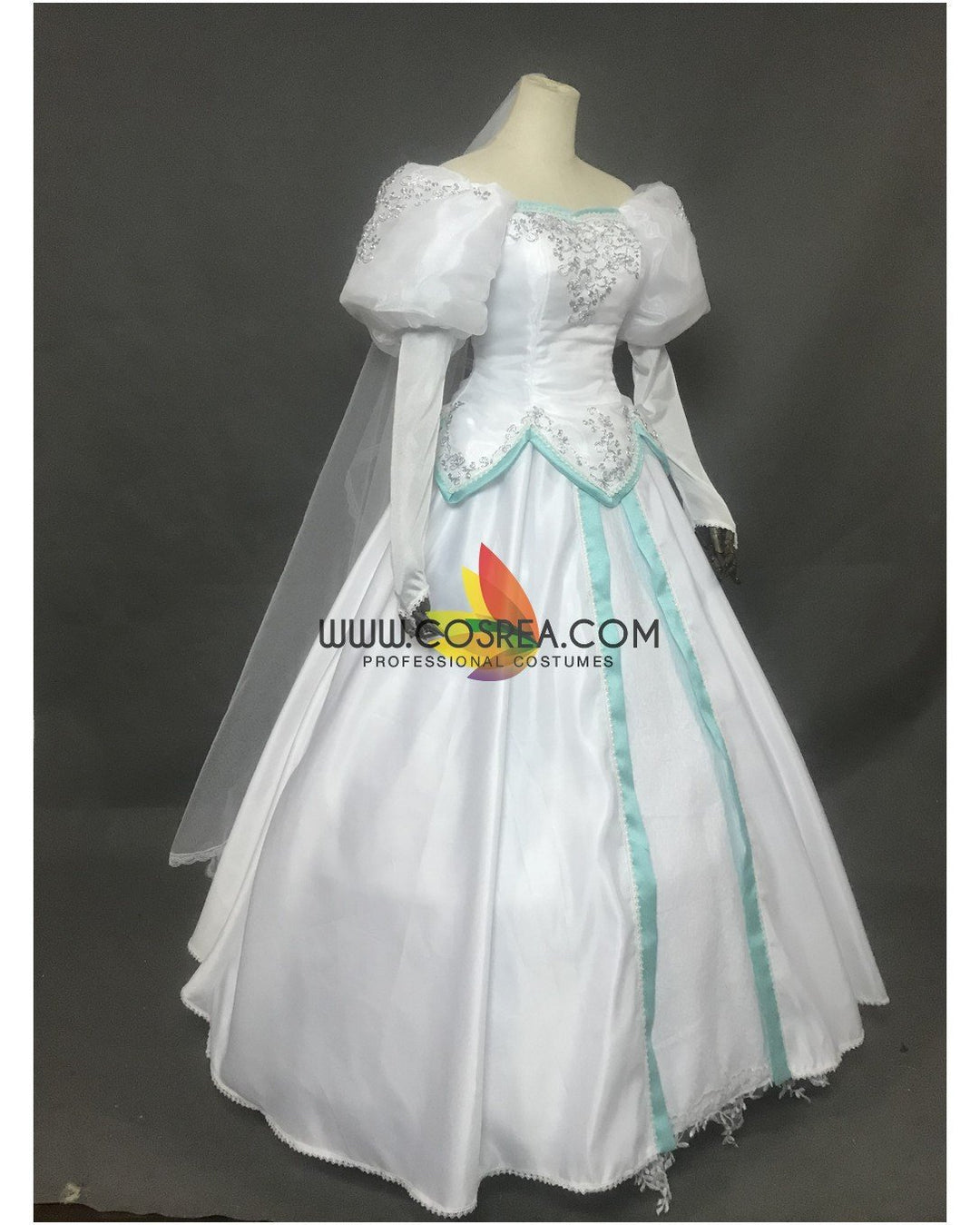 chinese dress ladies Disney Ariel Wedding Dress and Accessory Set for Girls main image 0