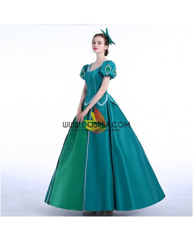 Princess Ariel Emerald Green Little Mermaid Cosplay Costume