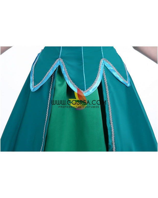 Princess Ariel Emerald Green Little Mermaid Cosplay Costume