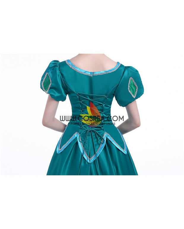 Princess Ariel Emerald Green Little Mermaid Cosplay Costume