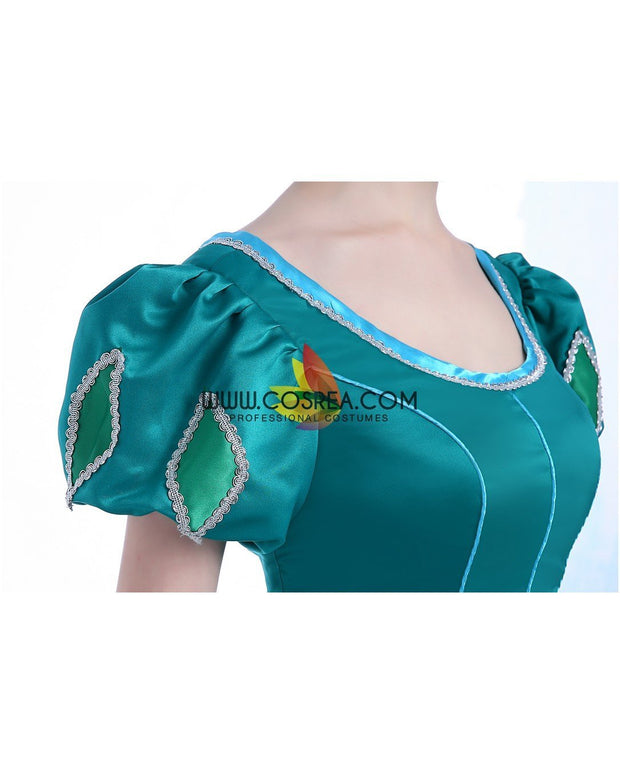 Princess Ariel Emerald Green Little Mermaid Cosplay Costume
