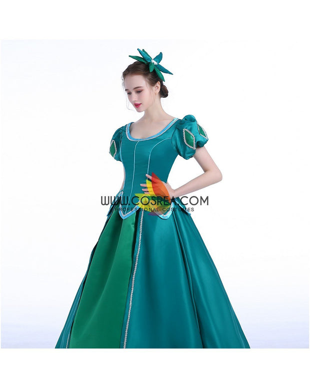 Princess Ariel Emerald Green Little Mermaid Cosplay Costume