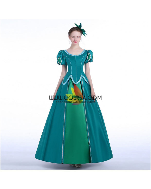 Princess Ariel Emerald Green Little Mermaid Cosplay Costume