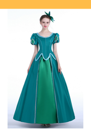 Cosrea Disney Little Mermaid Ariel Emerald Green Cosplay Costume