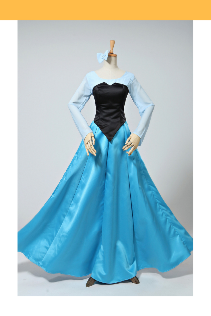 Princess Ariel Kiss The Girl Little Mermaid Cosplay Costume Without Boning / Traditional Lace Tie Princess Ariel Kiss The Girl Little Mermaid Cosplay Costume Without Boning / Traditional Lace Tie