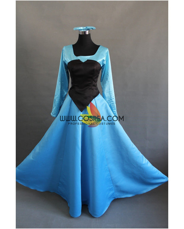 Princess Ariel Kiss The Girl Satin Little Mermaid Cosplay Costume