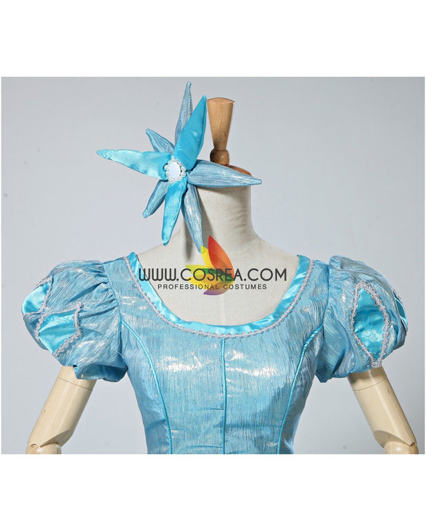 Princess Ariel Park Inspired Brocade Satin Little Mermaid Cosplay Costume