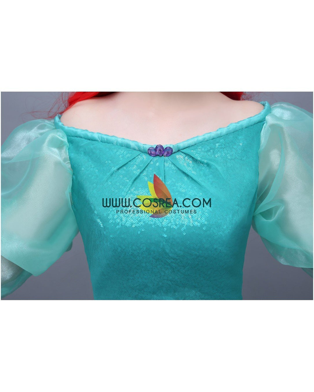 Princess Ariel Turquoise Sequin Tulle Little Mermaid Cosplay Costume - Cosrea Cosplay Princess Ariel Turquoise Sequin Tulle Little Mermaid Cosplay Costume - Cosrea Cosplay