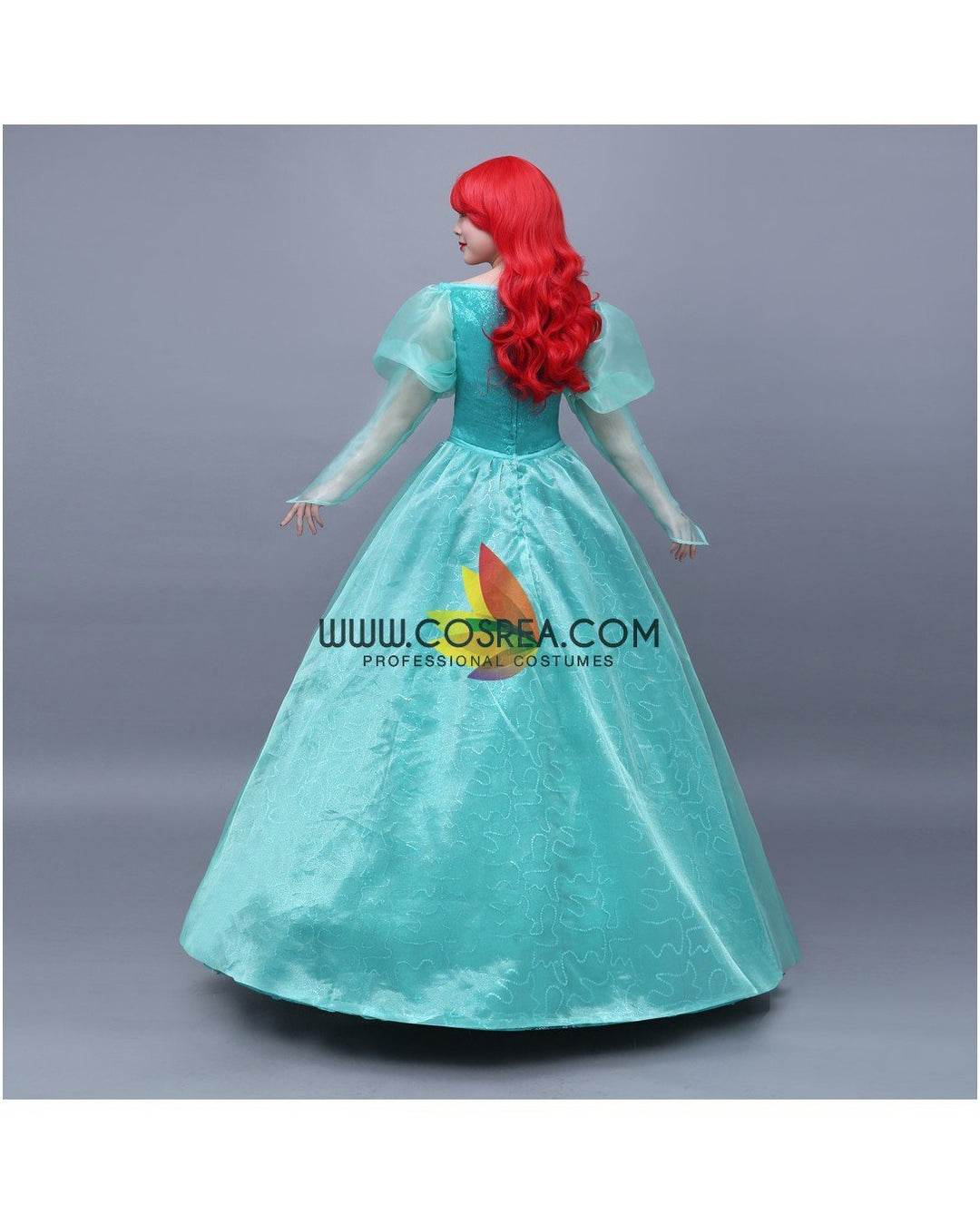 Disney Ariel Blue Dress Princess Ariel Turquoise Sequin Tulle Little Mermaid Cosplay Costume Without Boning Combination Disney Ariel Blue Dress Princess Ariel Turquoise Sequin Tulle Little Mermaid Cosplay Costume Without Boning Combination