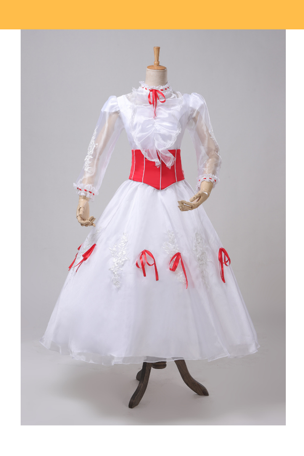 Cosrea Disney Mary Poppins Classic Tulle Cosplay Costume