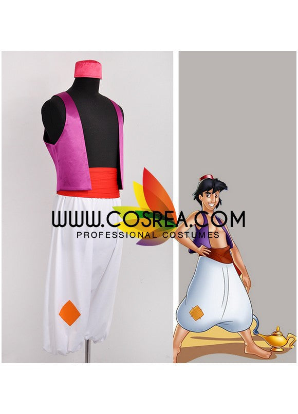 Cosrea Disney No Option Aladdin Classic Complete Cosplay Costume