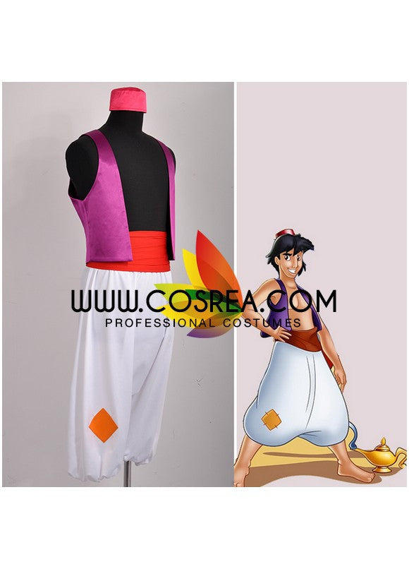 Cosrea Disney No Option Aladdin Classic Complete Cosplay Costume