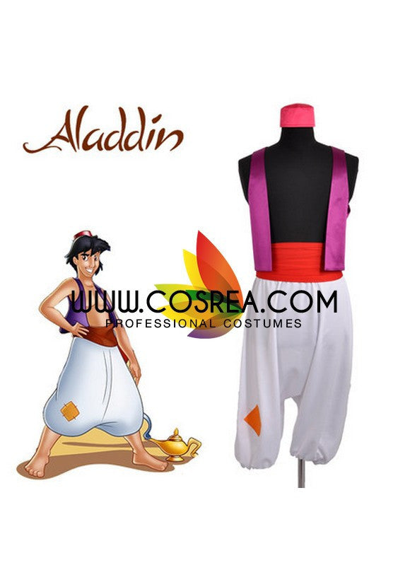 Cosrea Disney No Option Aladdin Classic Complete Cosplay Costume