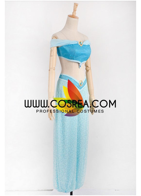 Cosrea Disney No Option Aladdin Jasmine Classic Cosplay Costume