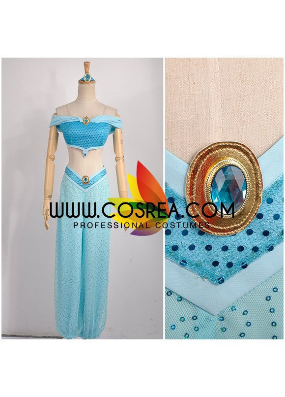 Cosrea Disney No Option Aladdin Jasmine Classic Cosplay Costume