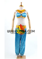 Cosrea Disney No Option Aladdin Jasmine Satin With Tassel Gems Cosplay Costume