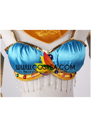 Cosrea Disney No Option Aladdin Jasmine Satin With Tassel Gems Cosplay Costume