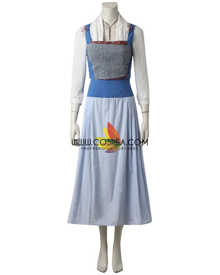 Princess Belle 2017 Live Action Movie Peasant Cosplay Costume