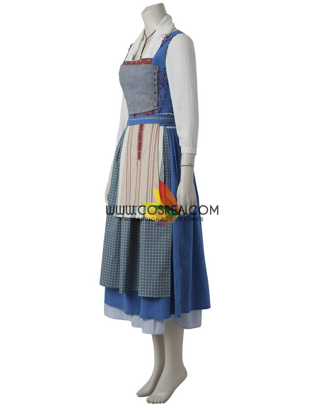Princess Belle 2017 Live Action Movie Peasant Cosplay Costume