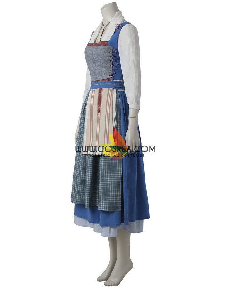 Princess Belle 2017 Live Action Movie Peasant Cosplay Costume