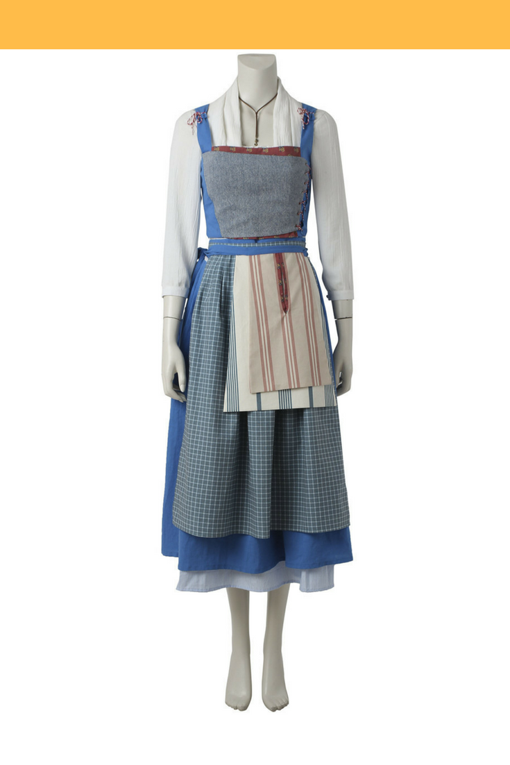 Cosrea Disney No Option Beauty And Beast 2017 Belle Peasant Cosplay Costume