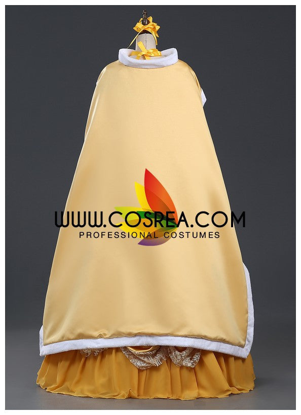 Cosrea Disney No Option Beauty And The Beast Belle Rose Gold Satin Cape