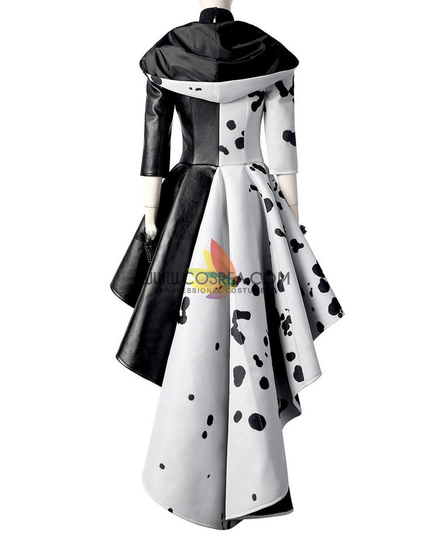 Cosrea Disney No Option Disney Cruella 2021 Movie 101 Dalmatian's Version Cosplay Costume