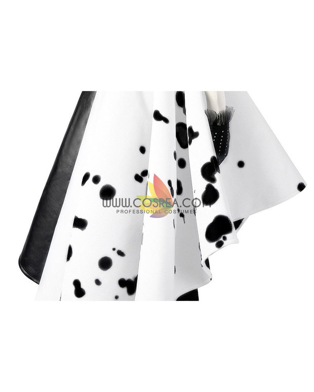 Cosrea Disney No Option Disney Cruella 2021 Movie 101 Dalmatian's Version Cosplay Costume