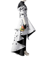 Cosrea Disney No Option Disney Cruella 2021 Movie 101 Dalmatian's Version Cosplay Costume