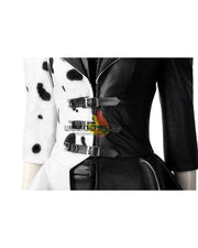 Cosrea Disney No Option Disney Cruella 2021 Movie 101 Dalmatian's Version Cosplay Costume