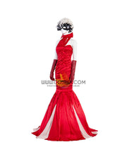 Cosrea Disney No Option Disney Cruella 2021 Movie Flame Dress Cosplay Costume