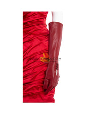Cosrea Disney No Option Disney Cruella 2021 Movie Flame Dress Cosplay Costume