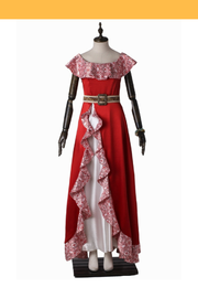 Cosrea Disney No Option Elena Satin Brocade Cosplay Costume