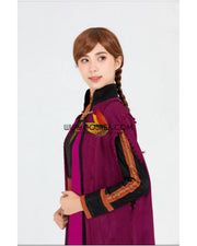 Cosrea Disney No Option Frozen 2 Anna Suede Fabric Cosplay Costume