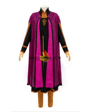 Cosrea Disney No Option Frozen 2 Anna Suede Fabric Cosplay Costume