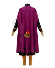 Cosrea Disney No Option Frozen 2 Anna Suede Fabric Cosplay Costume