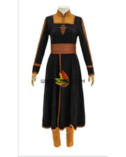 Cosrea Disney No Option Frozen 2 Anna Suede Fabric Cosplay Costume