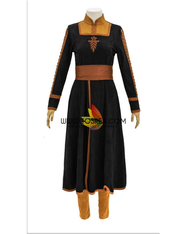 Cosrea Disney No Option Frozen 2 Anna Suede Fabric Cosplay Costume