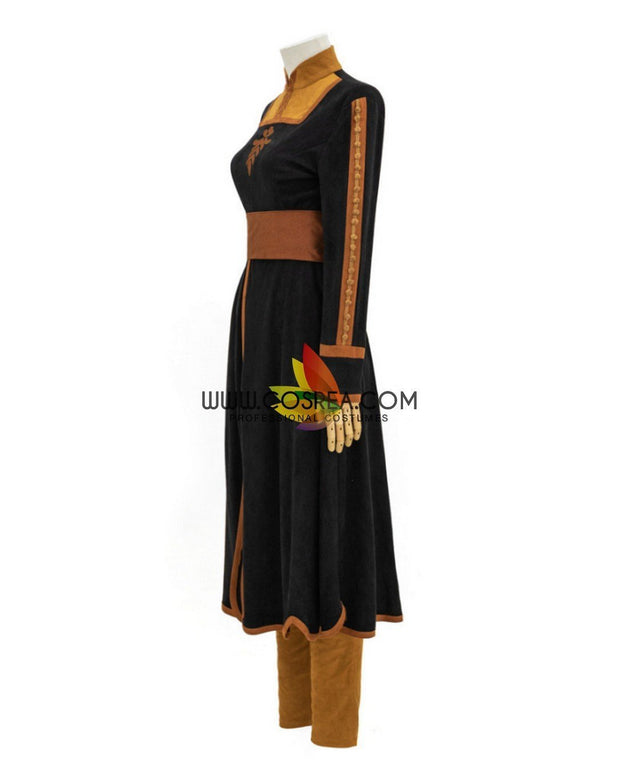 Cosrea Disney No Option Frozen 2 Anna Suede Fabric Cosplay Costume