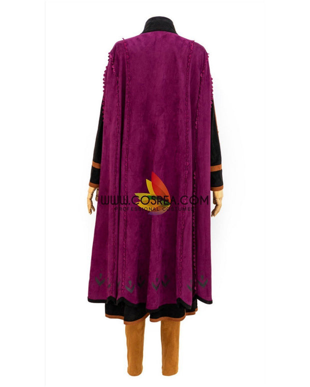 Cosrea Disney No Option Frozen 2 Anna Suede Fabric Cosplay Costume