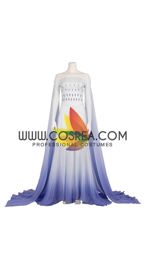 Frozen 2 Elsa Show Yourself Gradient Cosplay Costume